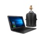 HP 250 Core i5-5200U 2.2GHz 4GB 500GB DVD-SM 15.6 Inch Windows 10 Laptop + ElectrIQ Voyage Backpack Roller Bag
