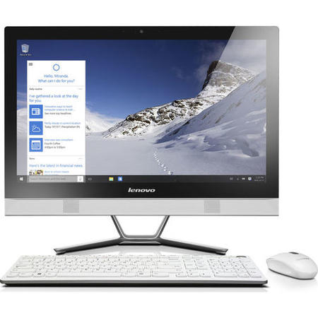 Refurbished Refurbished Lenovo C50 23" Intel Core i5-5200U 2.2GHz 8GB 1TB Touchscreen Windows 10 All-in-One PC in White