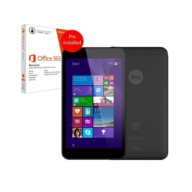 Linx 7 Quad Core 1GB 32GB 7 Inch Windows 8 Tablet with Free Office 365 Subscription