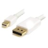 StarTech.com 3m 10 ft White Mini DisplayPort&amp;reg; to DisplayPort Adapter Cable - M/M