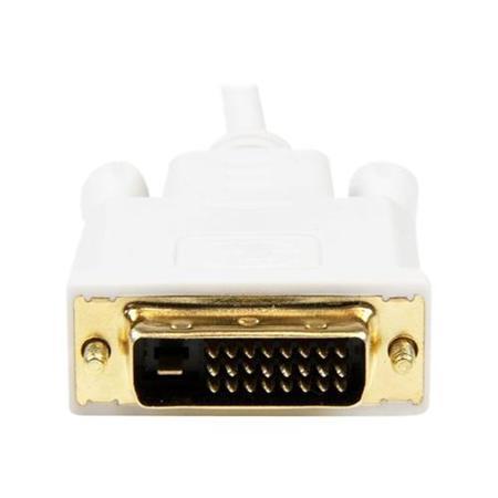 10 ft Mini DisplayPort&#153; to DVI Adapter Converter Cable – Mini DP to DVI 1920x1200 - White
