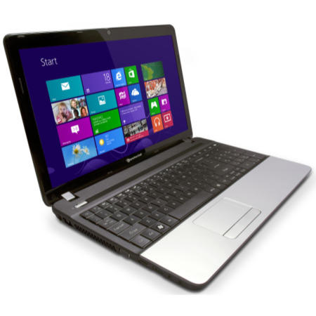 GRADE A1 - As new but box opened - Refurbished Grade A1 Packard Bell TE11 4GB 500GB Windows 8 Laptop in Black & Silver 