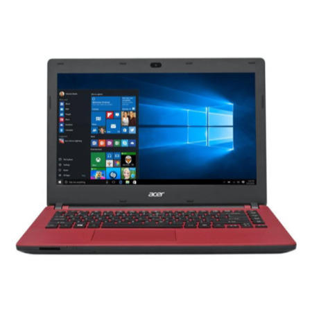 Acer Aspire ES1-420 AMD A4-5000 QC 2GB 500GB DVD-SM Windows 10 14 Inch Laptop - Red & Black
