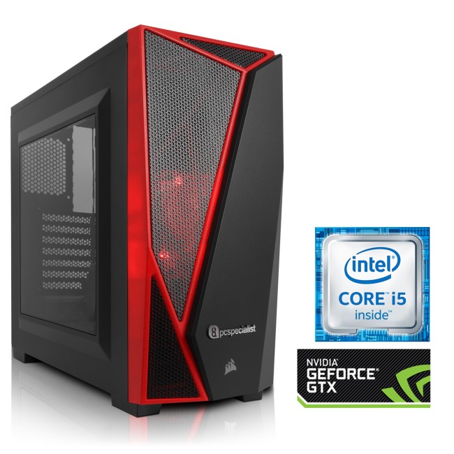 PC Specialist Core i5-7400 8GB 1TB GeForce GTX 1060 Windows 10 Gaming Desktop