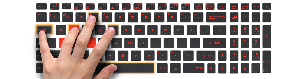 GL702VT tactile keyboard