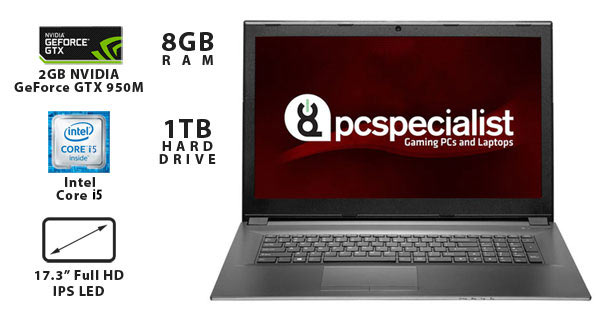 PC Specialist Cosmos VI BD17 gaming laptop