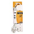 F9E400uk1M Belkin Surge Protector 4way economy cord 1m