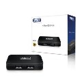 US011 Sweex Standard 4 Port USB Hub - Black