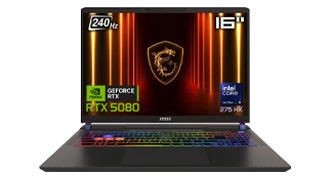MSI Vector 16 Intel Core Ultra 9 32GB RAM 1TB SSD RTX 5080 240Hz 16 Inch Windows 11 Home Advanced Gaming Laptop
