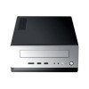 Antec ISK 310-150 Mini ITX Desktop Case, 150W, Quiet Fan, USB 3.0, eSATA, 2 x 2.5&quot;, Silver Bezel