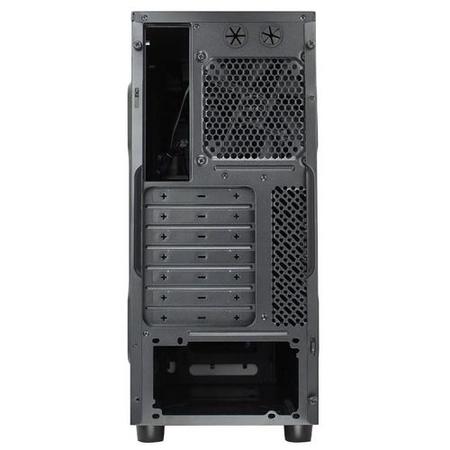Antec GX-200 Gaming Case with Window ATX No PSU USB 3.0 Tool-less Blue LED Fans Black