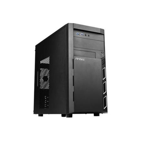 Antec VSK3000 Elite Micro ATX Case No PSU 12cm Fan USB 3.0 Black