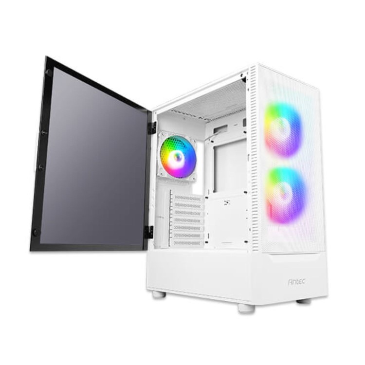 Antec NX410 Mid Tower Gaming PC Case White