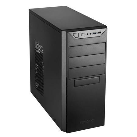 Antec VSK4000B U3/U2 ATX Case No PSU 12cm Fan USB 3.0 Black with Black Interior