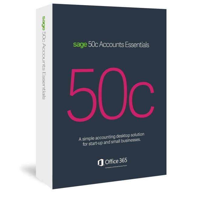 Sage 50c Accounts Essentials Box - 12 Month Subscription
