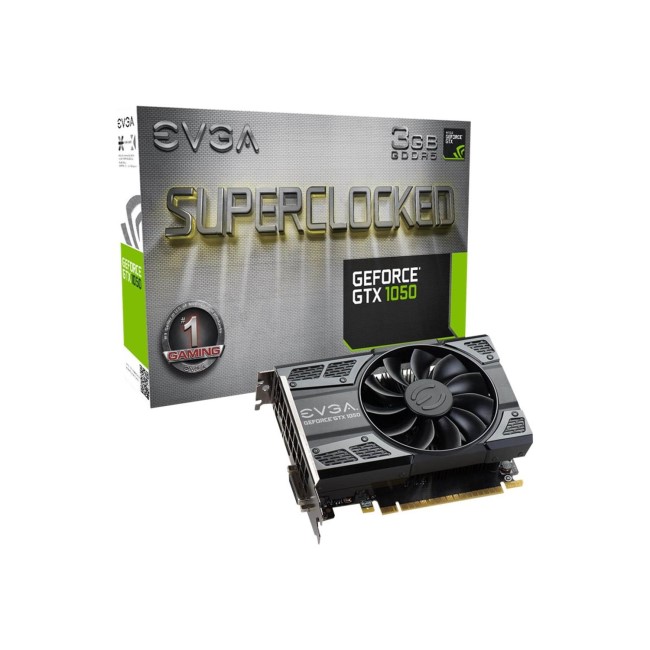 EVGA GeForce GTX 1050 SC GAMING 3GB Graphics Card