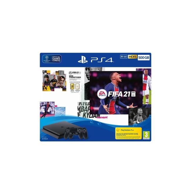 PlayStation 4 500GB FIFA 21with Extra Dualshock Controller