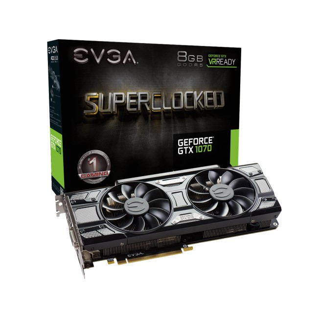 EVGA SC GAMING GeForce GTX 1070 8GB GDDR5 Black Edition Graphics Card