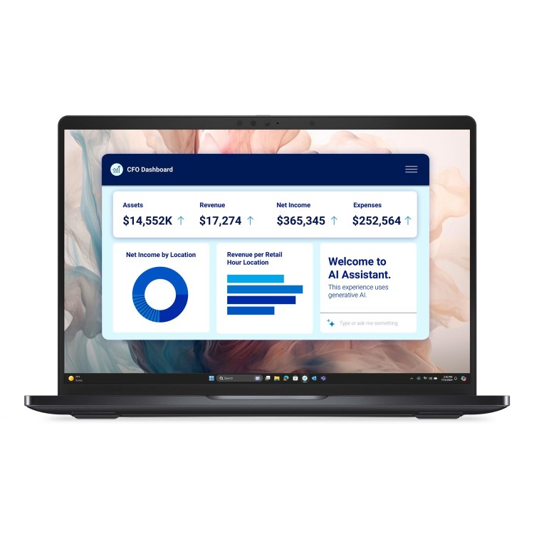 Dell 13 Premium Intel Core Ultra 7 16GB RAM 512GB SSD 13.3 Inch Windows 11 Pro Laptop