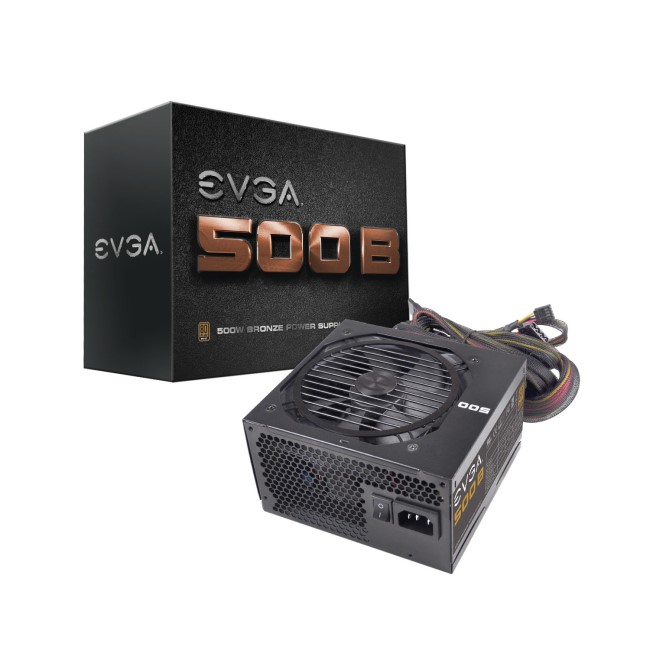 EVGA 500B 500W 80 Plus Bronze Non-Modular Power Supply
