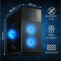 Medion Erazer Hunter X35 AMD Ryzen 7-9800X3D 32GB RAM 2TB SSD RTX 5080 Windows 11 Gaming PC