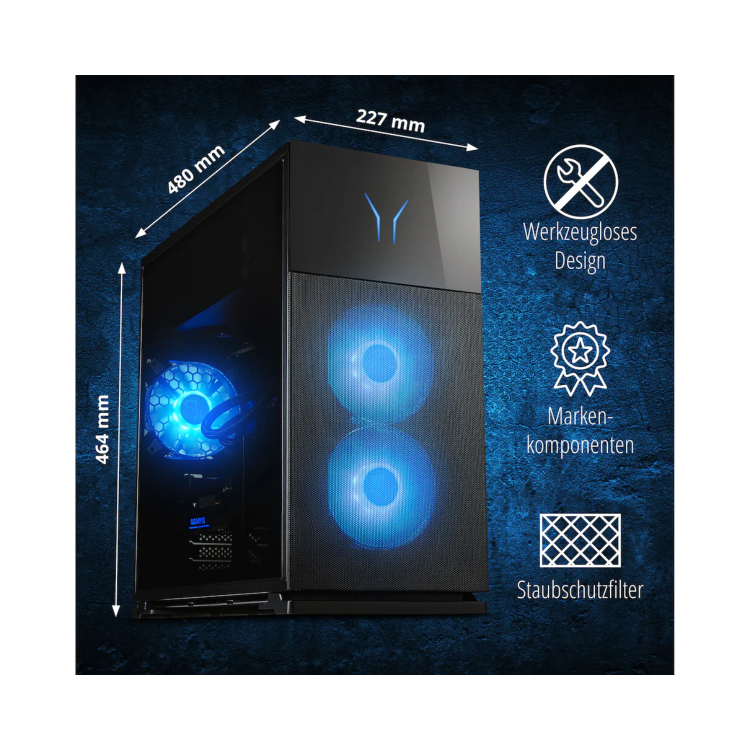 Medion Erazer Hunter X35 AMD Ryzen 7-9800X3D 32GB RAM 2TB SSD RTX 5080 Windows 11 Gaming PC