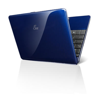 ASUS EeePC 1008HA SeaShell in Blue - 5 Hour Battery Life