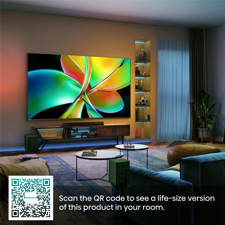 Hisense E78QTUK PRO 100 inch Smart 4K Ultra HD QLED TV