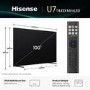 Hisense U7QTUK 100 inch Smart 4K Ultra HD Mini-LED TV