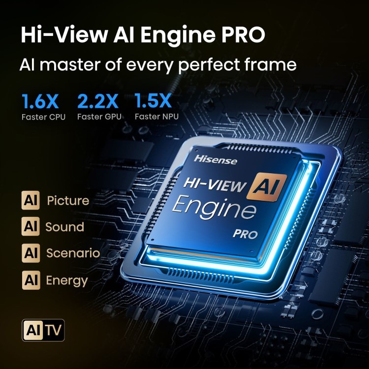 Hisense U7QTUK 100 inch Smart 4K Ultra HD Mini-LED TV