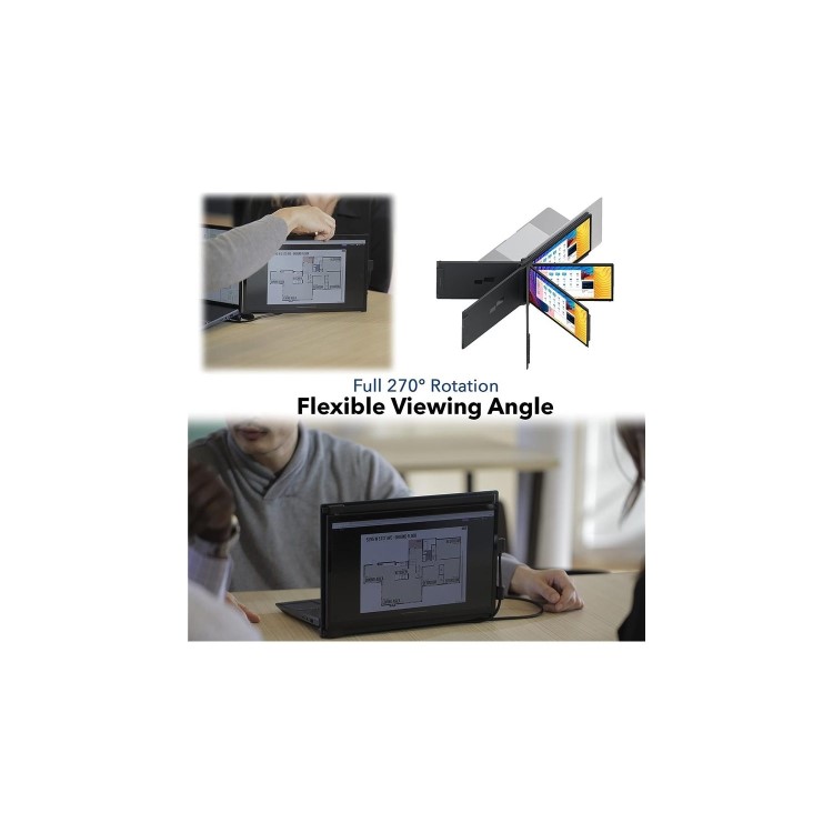 GRADE A1 - Mobile Pixels DUEX Plus 13.3 " Full HD Portable Monitor