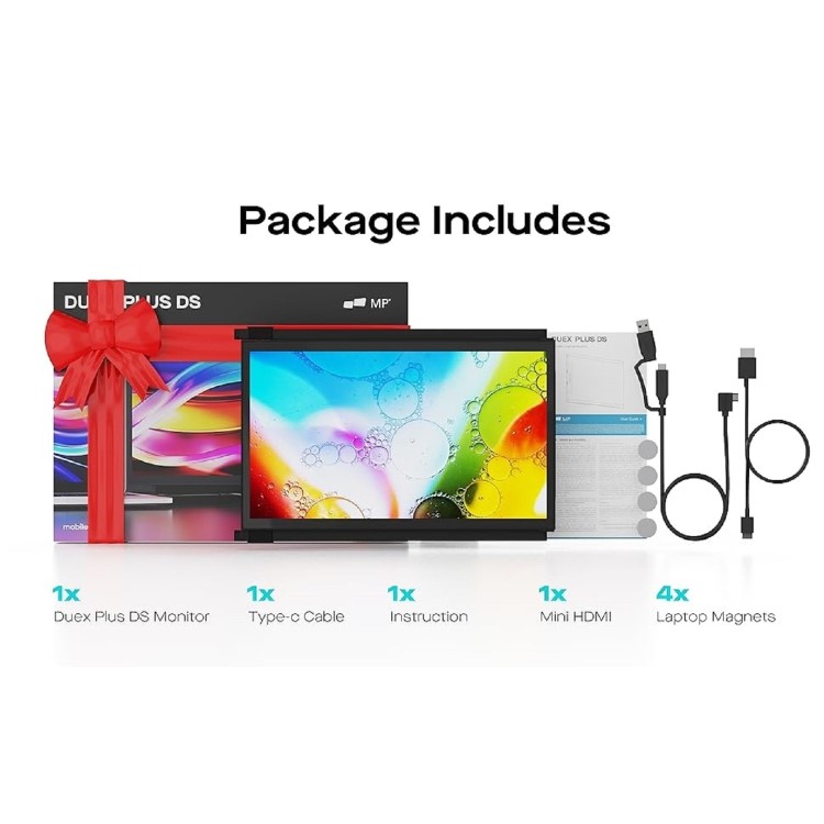 GRADE A1 - Mobile Pixels DUEX Plus 13.3 " Full HD Portable Monitor