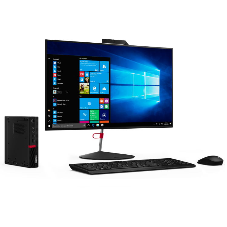 Lenovo ThinkCentre M630e Tiny Core i3-8145U 4GB 128GB SSD Windows 10 Pro Desktop PC
