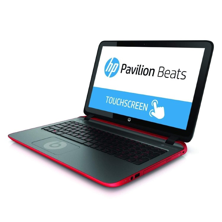 Refurbished HP Pavillion 15-p089na Beats Special Edition 15.6" AMD A8-554M 8GB 1TB Win8 Laptop in Red & Black