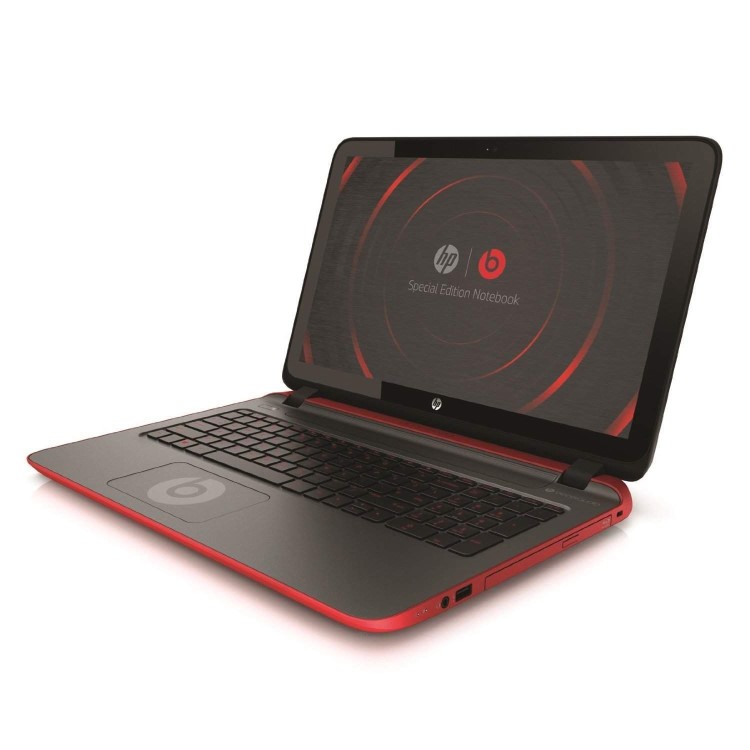 Refurbished HP Pavillion 15-p089na Beats Special Edition 15.6" AMD A8-554M 8GB 1TB Win8 Laptop in Red & Black
