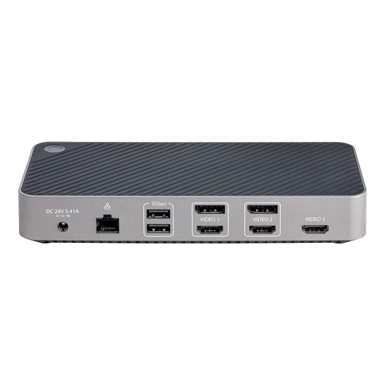 StarTech.com USB-C Triple Monitor Docking Station - Triple 4K HDMI/DP USB-C Dock - 5x USB Hub - GbE - 100W PD - Universal / Multi Monitor - Triple Monitor 4K Universal Laptop Docking Station