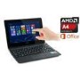 A2 Refurbished Asus VivoBook X102BA AMD A4-1200 1GHz 4GB 500GB 10.1" Windows 8 Touchscreen Laptop Black 