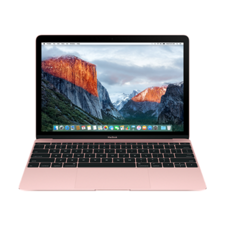 Open Boxed APPLE MacBook Intel Core M3 1.1GHz 8GB 256GB 12 Inch OS X 10.10 Yosemite Laptop - Rose Gold
