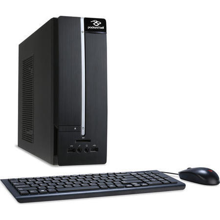 Refurbished Packard Bell iMedia S2984 Desktop Intel Pentium N3700 1.6GHz 4GB 1TB DVD-RW Win10 in Brushed Black