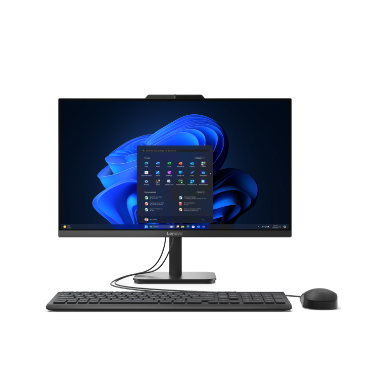 Lenovo V100 Intel Core i3-N305 8GB RAM 256GB SSD 23.8 Inch Windows 11 Pro All-in-One PC