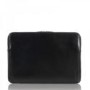 Knomo Designer Leather Sleeve fits 13.3" Ultrabooks -14-062-BLK