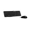 GRADE A1 - Rapoo N1850 Wired USB Keyboard and Mouse 