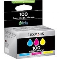 Lexmark Cartridge No. 100 Print cartridge - (1x Yellow/Cyan/Magenta)
