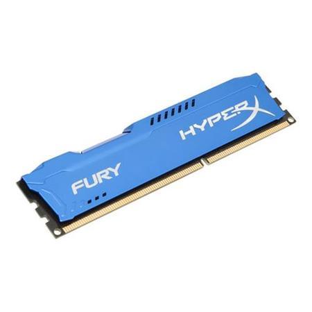 HyperX Fury 8GB DDR3 1600MHz Non-ECC DIMM Memory - Blue