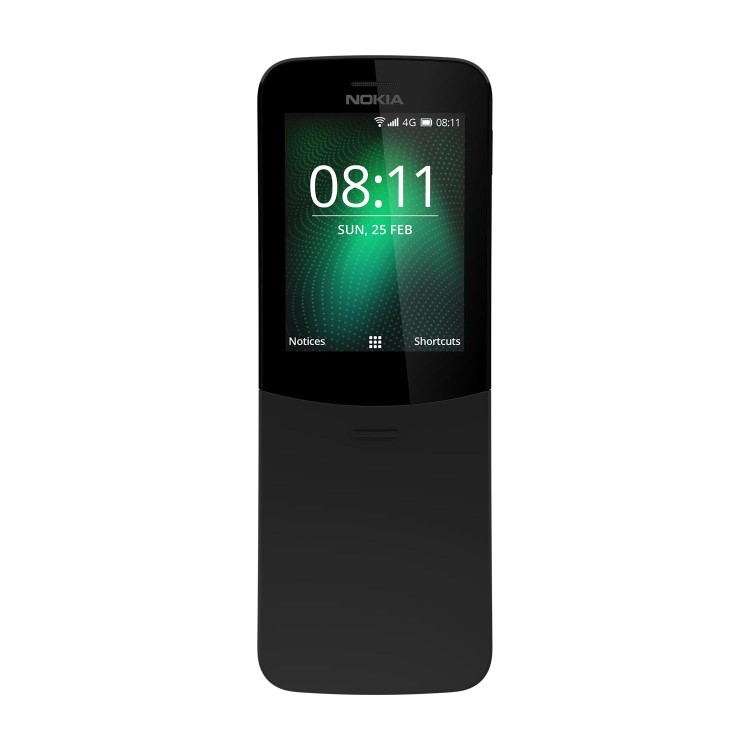 GRADE A1 - Nokia 8110 Black 2.45" 4GB 4G Unlocked & SIM Free