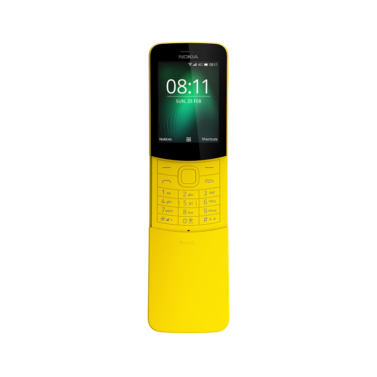 Nokia 8110 Yellow 2.4" 4GB 4G Unlocked & SIM Free
