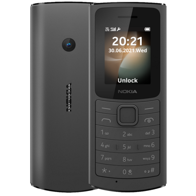 Nokia 110 4G Black 1.8" 128MB 4G Unlocked & SIM Free Mobile Phone
