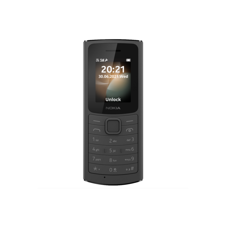 Nokia 110 4G Black 1.8" 128MB 4G Unlocked & SIM Free Mobile Phone