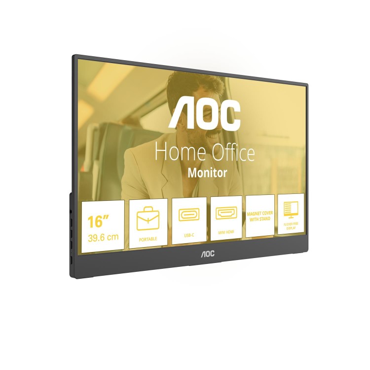 AOC 16T20E2 15.6" IPS Full HD Portable Monitor
