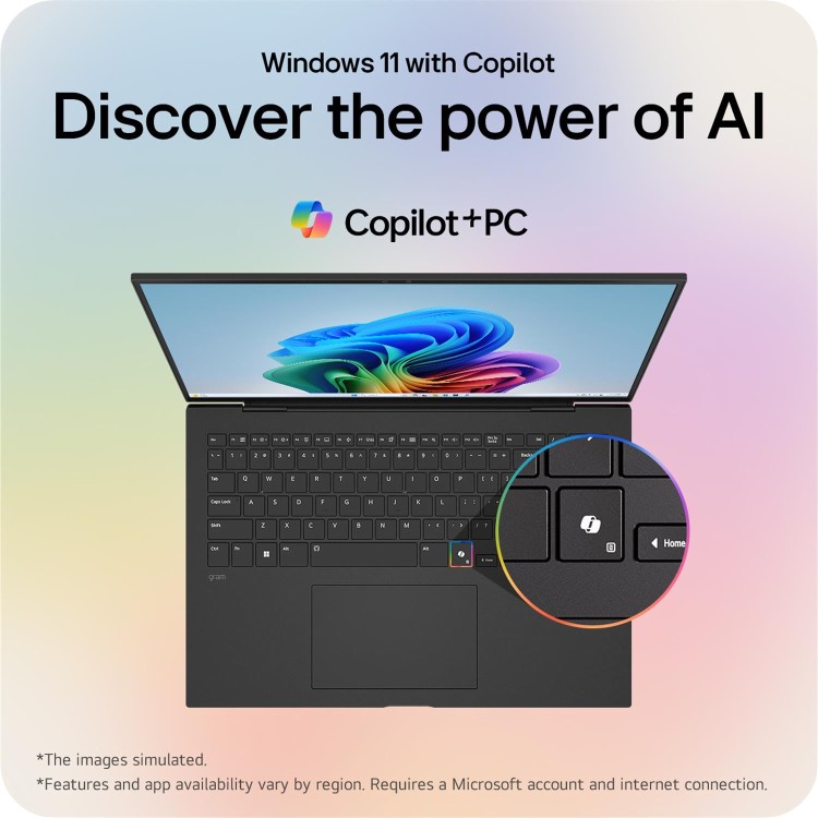 LG Gram 16Z90TL-G Intel Core Ultra 7 16GB RAM 1TB SSD 16 Inch Windows 11 Laptop